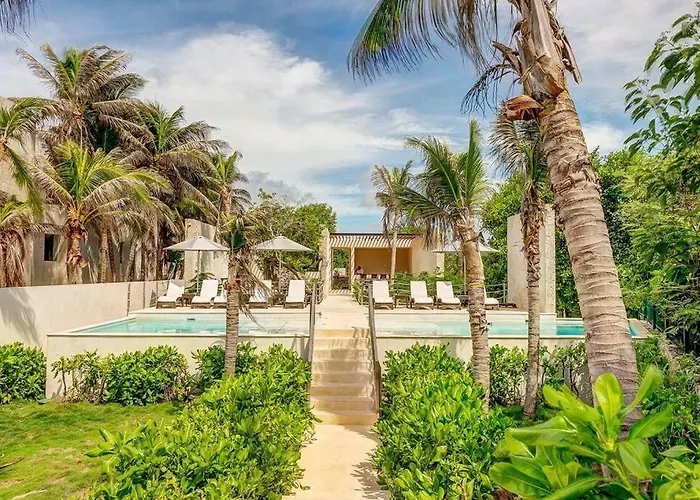 Tortuga Azul Private Terrace Rooftop Pool W Bbq Access 11 Pools Free Club * Akumal