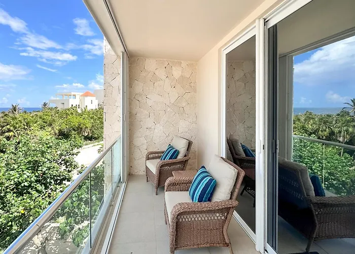 Tortuga Azul Private Terrace Rooftop Pool W Bbq Access 11 Pools Free Club * Akumal