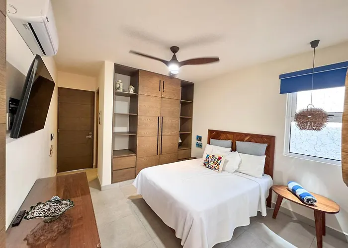 Tortuga Azul Private Terrace Rooftop Pool W Bbq Access 11 Pools Free Club * Akumal