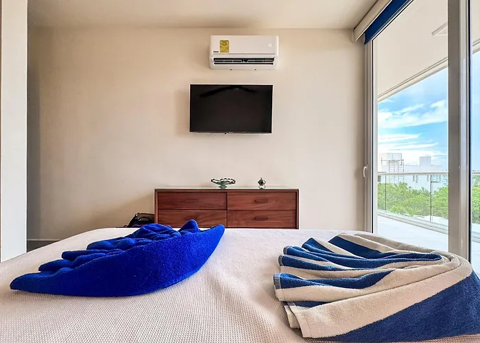 Tortuga Azul Private Terrace Rooftop Pool W Bbq Access 11 Pools Free Club Apartamento *